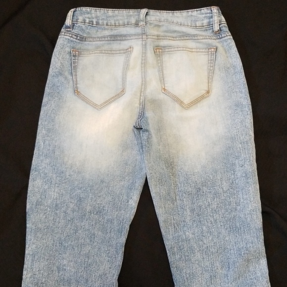 VTG Distressed Bell Bottom Jeans - Picture 5 of 8